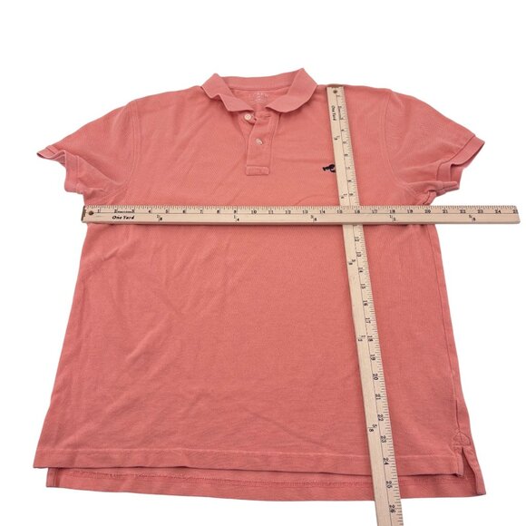 J. Crew Men's Coral Polo Casual Short Sleeve Shirt Medium - Picture 3 of 4